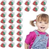 ASUNFO 30 Pcs Strawberry Hair Clips Mini Strawberry Hair Claw Clip Fruit Hair Barrettes Small Hair Accessories for Women Girls