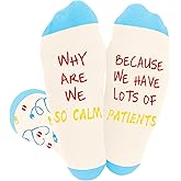 isthKUBW Nurse Socks Funny Nurse Practitioner Gifts Nurses Appreciation Gift Cute Christmas Nursing School Nurses Week Gifts