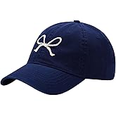 Trendy Bow-Tie Baseball Cap for Women and Men Trucker Hats Y2k Adjustable Fashion Sun Hat with Visor for Hiking & Travel