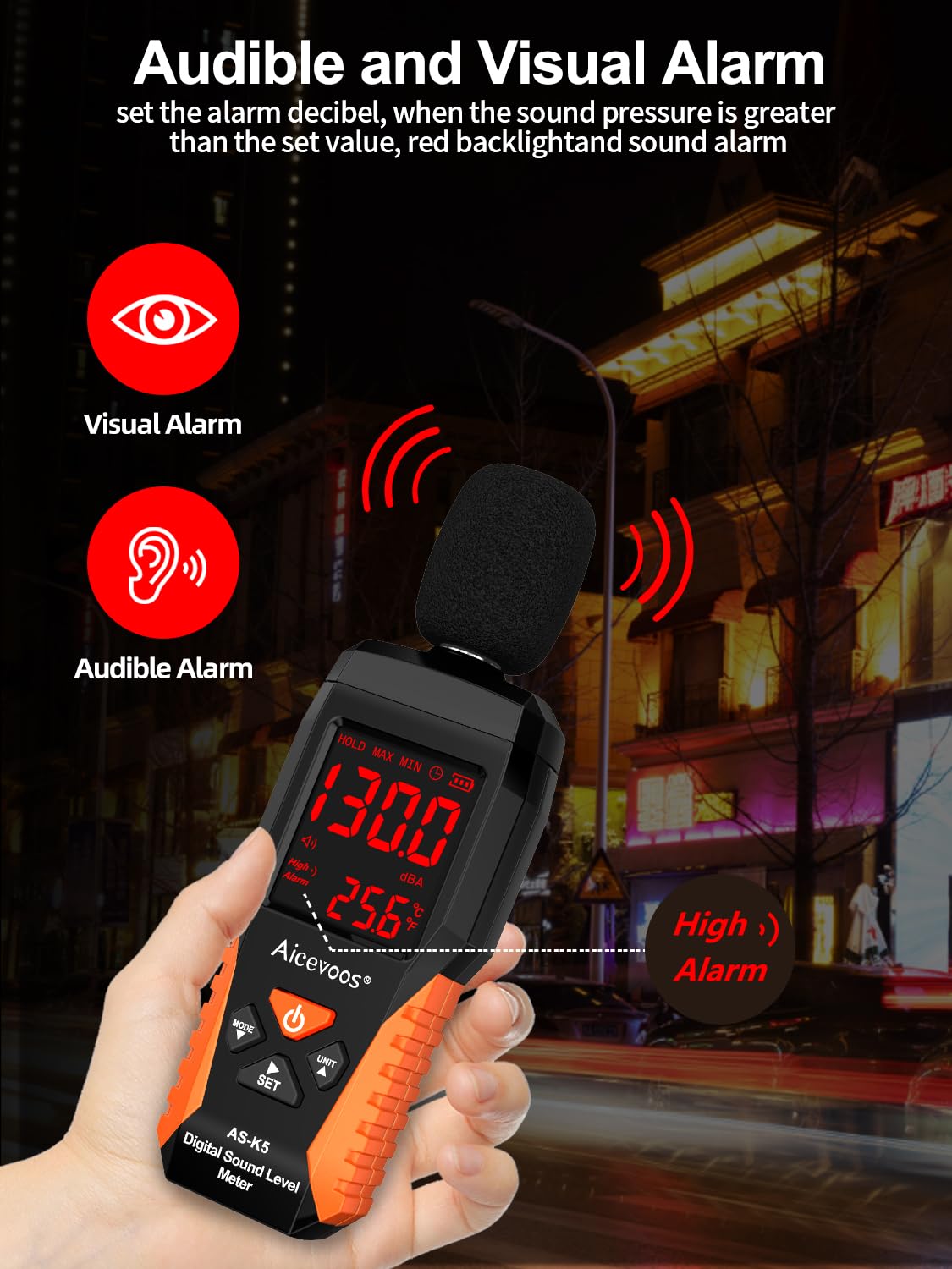 Mua Decibel Meter Portable Sound Level Meter dB Meter decibel sound ...