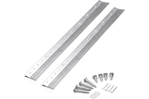 PICTURE HANG SOLUTIONS French Cleat Hanger 18 Inch - Picture, Mirror, Whiteboard or Headboard Wall Mounting Brackets - Mirror Brackets for Wall Mounting - Z Bar Hanger Supports 90lbs