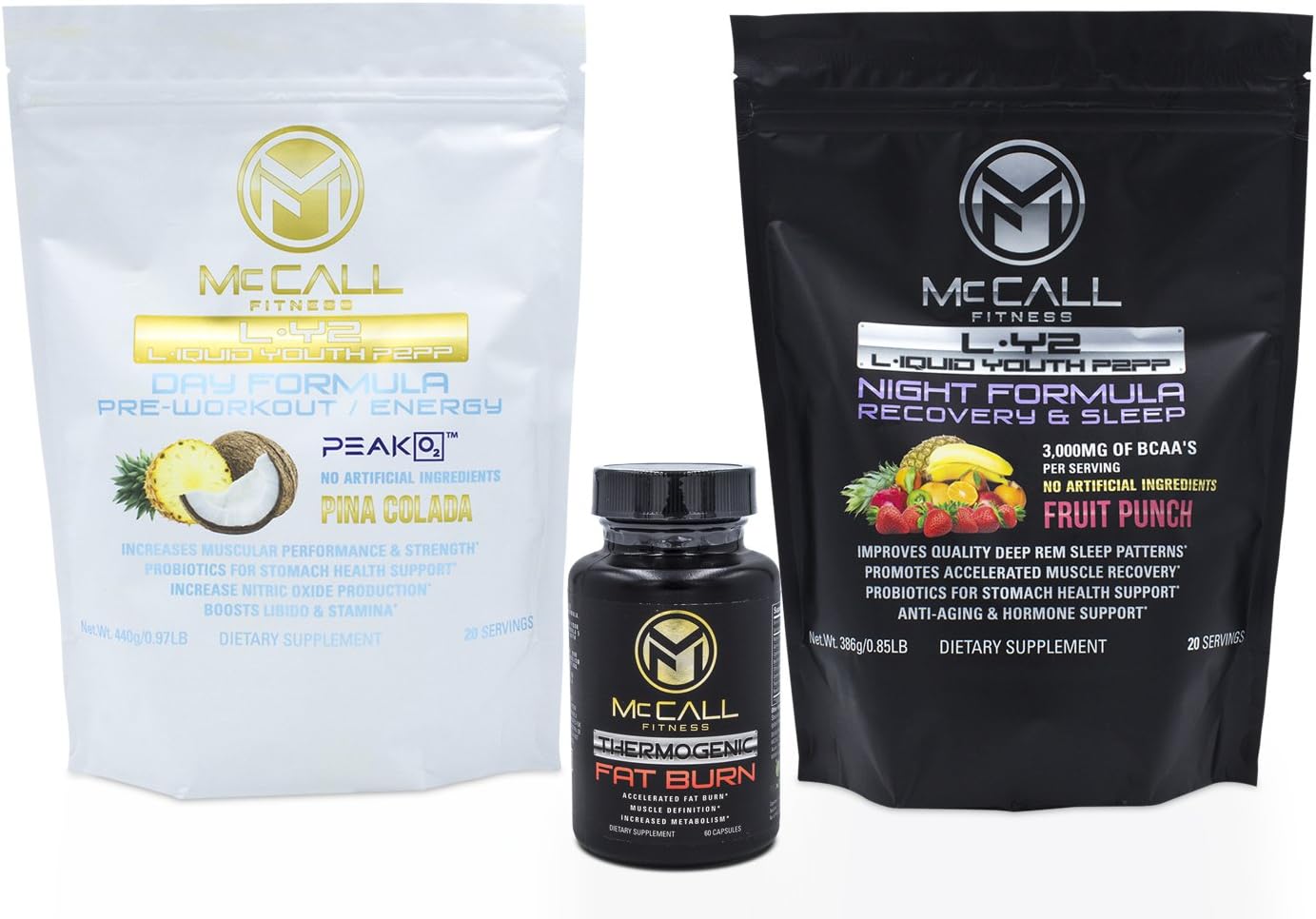 L-Y2 Night (Scroll Down & Compare): Improves Deep REM Sleep, Expedites Muscle & Injury Recovery, Reduces Aches & Pains, Assists Anti-Aging, Brain Health Support. 19,300 MGS Ingredients Per Serving!: Health & Personal Care