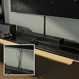 D-Line 30x15mm Cable Trunking 2m Pack Black Half Round Self-Adhesive view 5