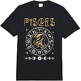 Pisces Zodiac Sign Pisces Birthday Pisces Astrology Comfort Colors Adult Heavyweight T-Shirt