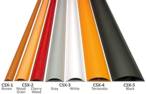 Electriduct Cable Shield Cord Cover Csx 3 Pvc Floor Wire Protector 36 Inch Wood Grain