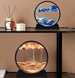 MUNSCVUS Moving Sand Art Picture in Motion, Round