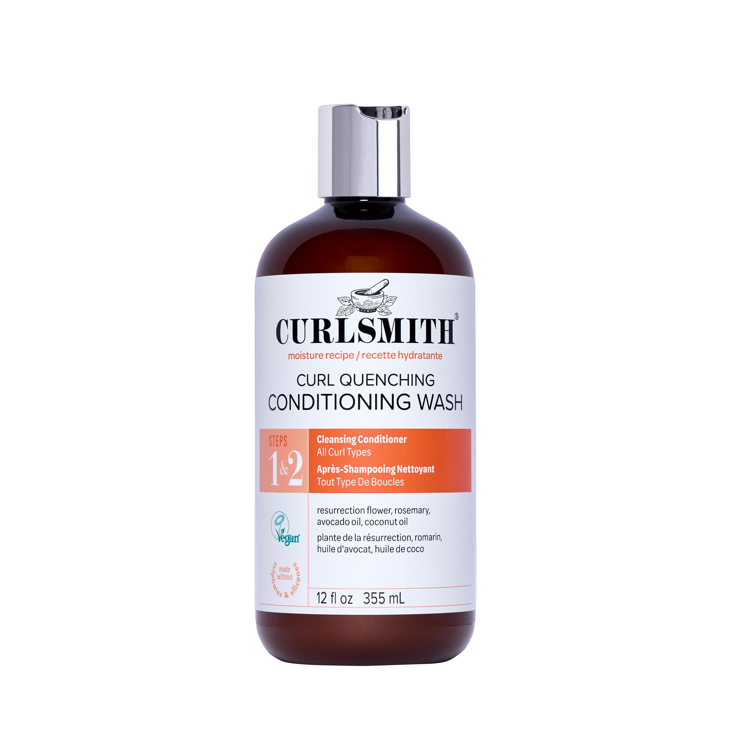 Curlsmith - Curl Quenching Conditioning Wash - Vegan Cowash 2 in 1 Conditioner and Shampoo for Wavy, Curly and Coily Hair (946ml)