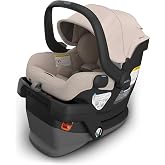 UPPAbaby Mesa V3 Infant Car Seat with Base, Insert &amp; SmartSecure - Ada | Suitable for infants from 4-30 lbs, No-rethread harness, Base included, 25 Headrest positions