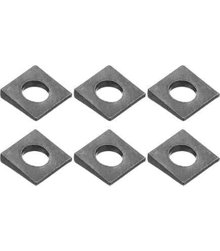 thumbnail image 2 of PATIKIL 15pcs Beveled Square Washers, M18x40mm Square Beveled Washers 2 of 14