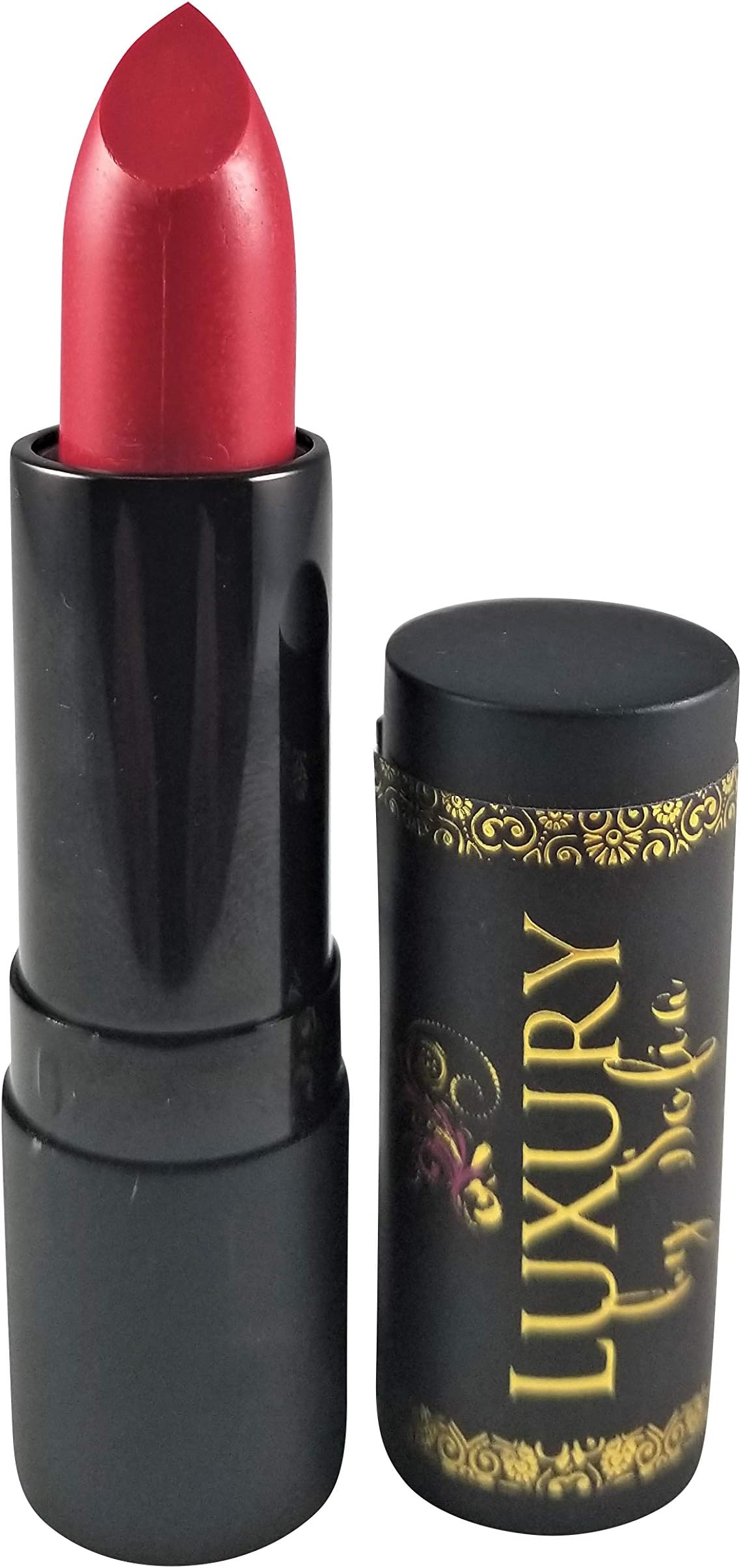 Luxury by Sofia Organic Lipstick | Natural, Non-Toxic, Moisturizing, Long-Lasting & Highly Pigmented | Organic Butters, Botanical Extracts & Essential Plant Oils | Vibrant Colors (Berry Red)