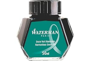 Waterman Fountain Pen Ink, 50 ml Bottle, Harmonious Green (51060W5)