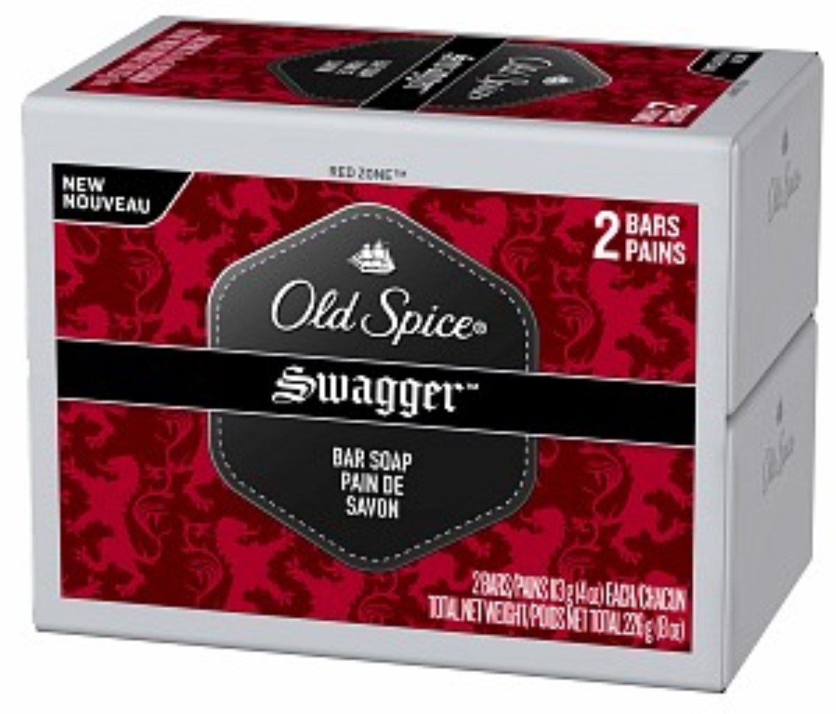 Old Spice Red Zone High Endurance Bar Soap, Twin Pack