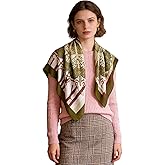 Yesangle 35" Head Scarf Large Square Scarf Like Cotton Hairscarf Fashion Scarves Bandana Night Sleeping Wraps for Women B01