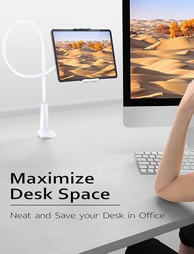 Tryone Gooseneck Tablet Holder Stand for Bed Adjustable Flexible