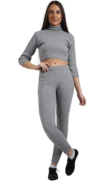 ladies knitted tracksuit