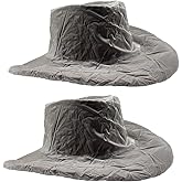 Cowboy Rain Hat Covers - Plastic Waterproof - Men's Dust & Rain Protection