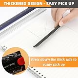 Akozon Metal Foldable Ruler 30cm 0-300mm 90° Aluminum Angle Ruler Black view 7