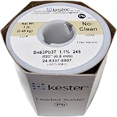 Kester Solder24-6337-8807 Kester Solder Solder Wire, 63/37 Sn/Pb, 183&Atilde;&sbquo;&deg;C, 1 lb.