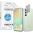 OMOTON 3+2 Pack Screen Protector and Camera Lens Protector for Samsung Galaxy S24 FE, Anti Scratch, Bubble Free