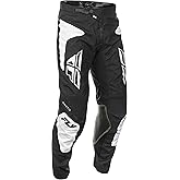 Fly Racing Men's Kinetic Sym Pants (Black/White, US 34)