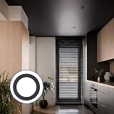PATIKIL Goof Rings 6 Pack Recessed Light Trim Rings Matte Black 4.72in Ø view 7