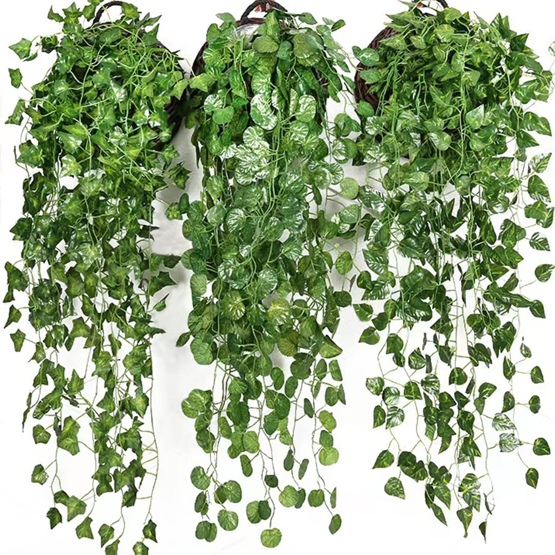 Artificial plants hanging plastic plants hanging plants artificial plants for indoor and outdoor decoration