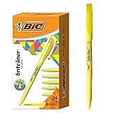 BIC Brite Liner Highlighters, Chisel Tip, 24-Count