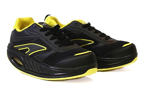 Fitness Step Black/Yellow (39): Amazon.es: Zapatos y complementos