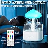 Sminiker Cloud Rain 450ML Humidifier with Remote Control 7 Colors Mood Light view 6