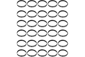 ULTECHNOVO 50pcs Silicone Graduation Wristbands Class of 2026 Bulk Party Favors Black Bracelets for Grad
