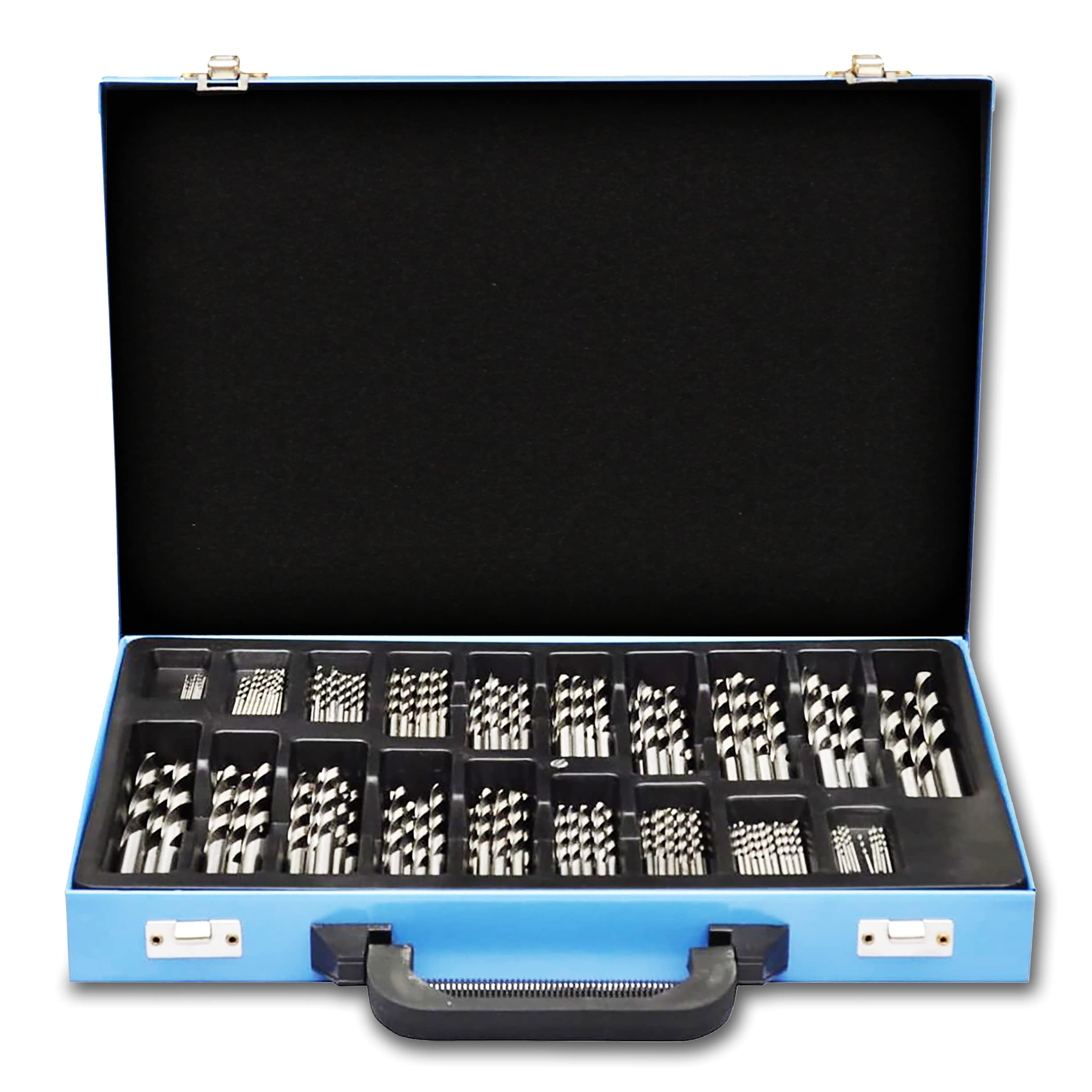 Simply DBS170 High Performance Steel 170 pieces Drill Bit Set for Workshops and DIY Projects with Heavy Duty Rigid Metal Storage Box