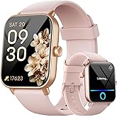 Smart Watches for Women, 1.8" HD Smart Watch (Answer/Make Call) for iPhone/Android, Alexa Bulit-in, Fitness Watch with Sleep/Health Monitor, Watches for Women with 110 Sport Mode, IP68 Waterproof 