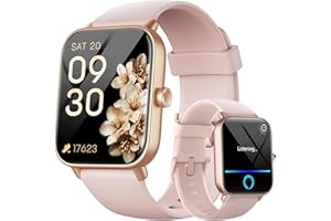 AEAC Smart Watches for Women, 1.8" HD Smart Watch (Answer/Make Call) for iPhone/Android, Alexa Bulit-in, Fitness Watch with Sleep/Health Monitor, Watches for Women with 110 Sport Mode, IP68 Waterproof ﻿