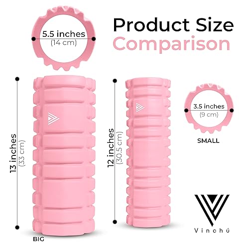 The Vinchu Foam Roller Deep Tissue Massage Muscle Roller and