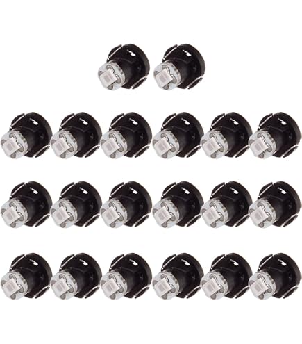 Bombillas LED T4.7/T5 Para Tablero Y Control Climático - Paquete De 5 A 20 Piezas, 12V, Ideal Para Autos