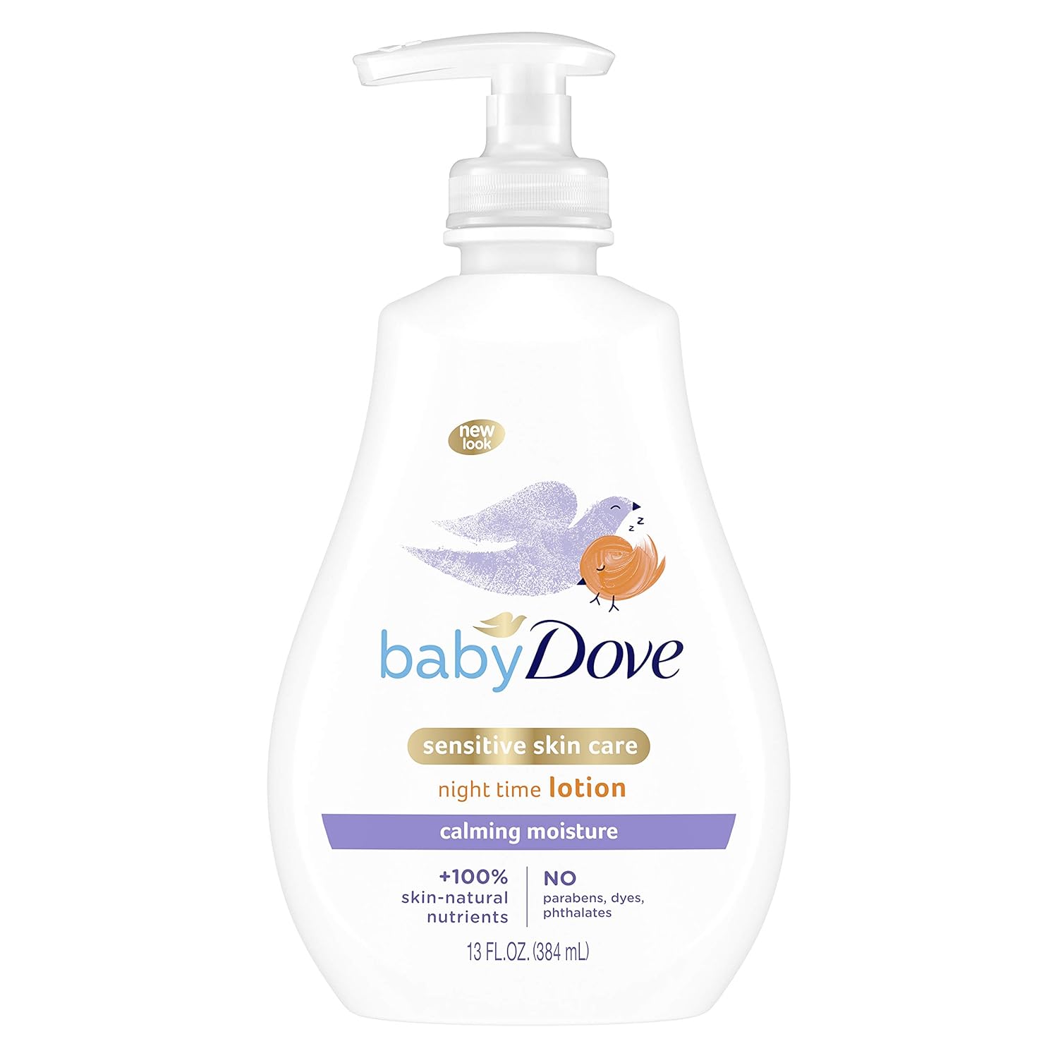 Baby Dove Sensitive Skin Care Baby Lotion For a Soothing Scented Lotion Calming Moisture Hypoallergenic and Dermatologist-Tested 13 oz: Beauty