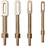 Tipton 554428 Solid Brass Slotted Tip Gun Jag for Rifle/Handgun (Set of 4)