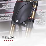 ODI DH Number Plate Black – Aaron Gwin Signature Decal, Downhill Fork Plate view 2