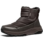 Coostar Snow Boots for Men Waterproof Winter Boots with Arch Support Lightweight Outdoor Casual Boot