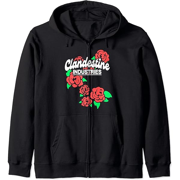 Amazon.com: Clandestine Industries Zip Hoodie : Clothing