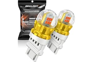 SEALIGHT 3156 3157 LED Bulb Red Brake Lights, 3056 3057 4057 4157 LED Bulb Super Bright 360° LED Bulbs 3020SMD with HD Projec