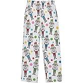 VIGTRO Pajama Pants Long Sleep Bottoms Soft Elastic Waist Lounge Pants with 2 Pockets Size 6-14 Years