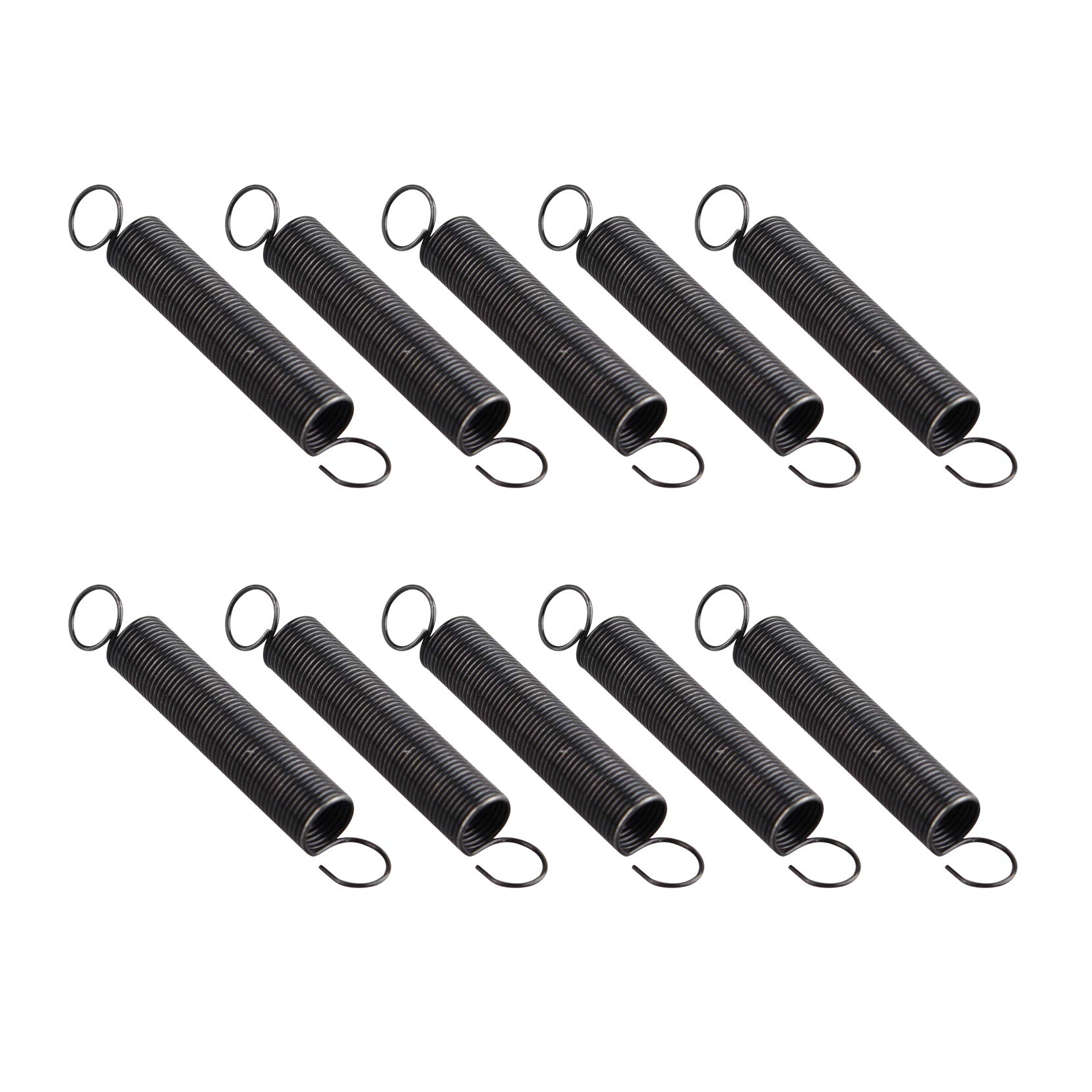 Jopto 10Pcs Black Spiral Spring 5mm OD Light Load Compression Tension Spring Compatible with the Arms of Effector of 3D Printer DIY Reprap Kossel Delta Rostock