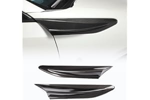CHEAYAR Fender Aero Fin Trim Stickers Decorative Air Flow Intake Hole Grille Spoiler, for Toyota 86 GT86 Scion FR-S and for Subaru BRZ 2012-2020, Side Fender Air Vent Grille made of ABS (Carbon fiber pattern)