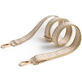 chushui 1 Inch Purse Strap Replacement, Adjustable Crossbody Bag Strap | Different Fabric Textures and Surface Finishes