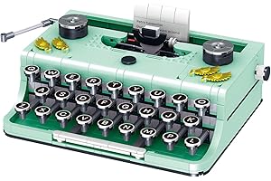 ELAICREE Ideas Retro Typewriter Building Set for Adults, 820PCS Classic Retro Series Typewriters Toys Model Best Nostalgic Gift