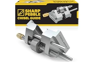 Sharp Pebble Honing Guide - Chisel & Plane Sharpening Jig - Fits Chisels 0.25' to 1.96', Fits Planer Blades 1.41' to 3.22'
