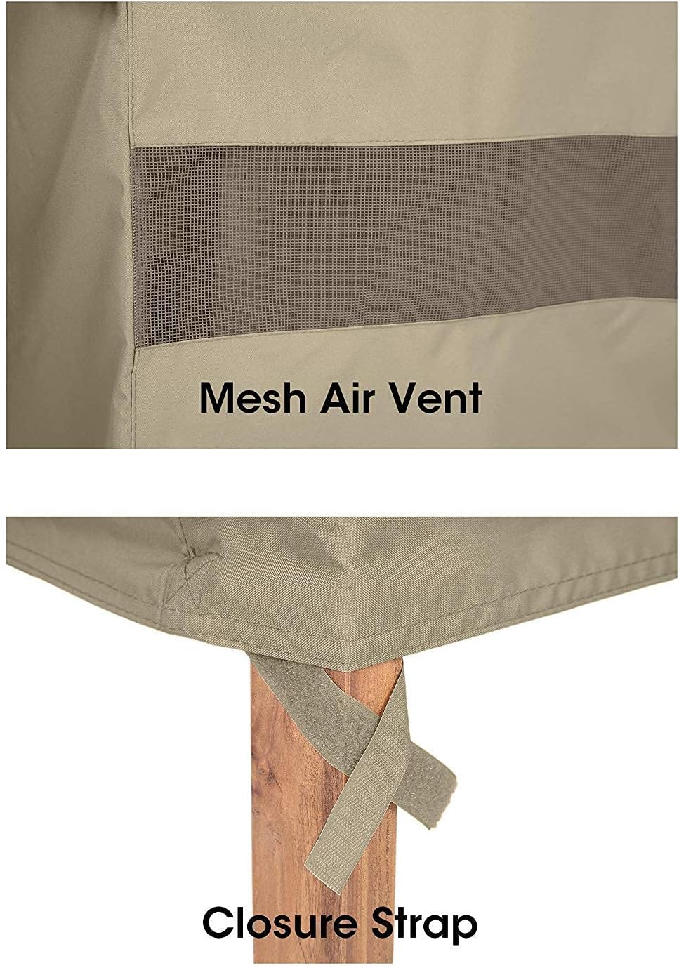 patio armor outdoor furniture covers on Amazon Com Sunpatio Outdoor Patio Loveseat Sofa Cover Heavy Duty Waterproof Veranda Bench Cover With Seam Taped Fade Resistant Patio Furniture Cover Helpful Air Vent 60 L X 36 W X 30 H Neutral Taupe Garden