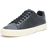 BOSS Men's Aiden Logo Block Leather Low Top Sneakers