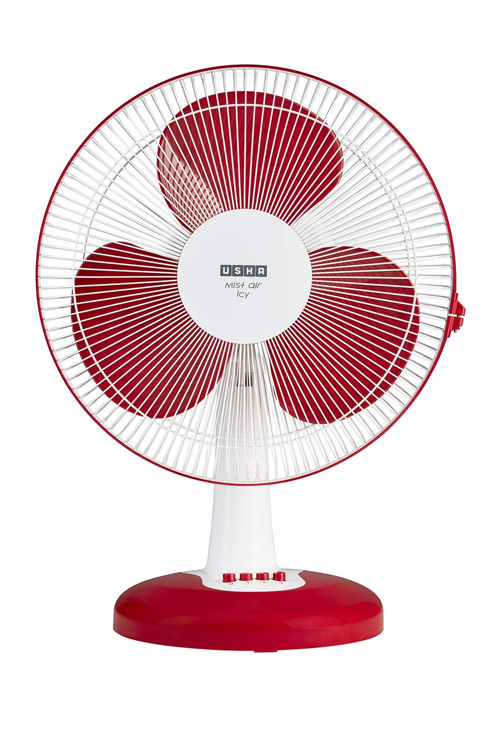 Buy Usha Mist Air ICY 400mm Table Fan (Red) Online at Low Prices in India Amazon.in